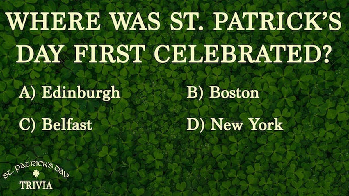 St. Patrick's Day Trivia image number null