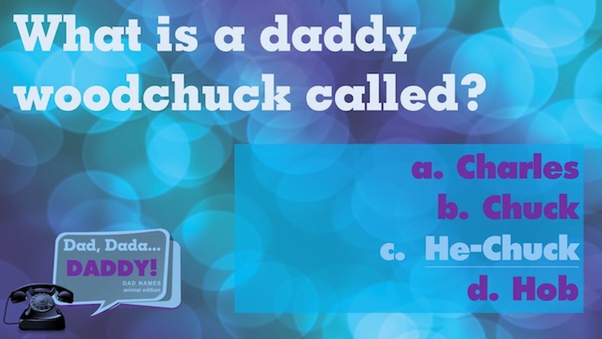 Dad, Dada, Daddy Dad Names: Animal Edition image number null