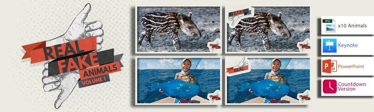 Real/Fake - Animals Vol. 1 image number null