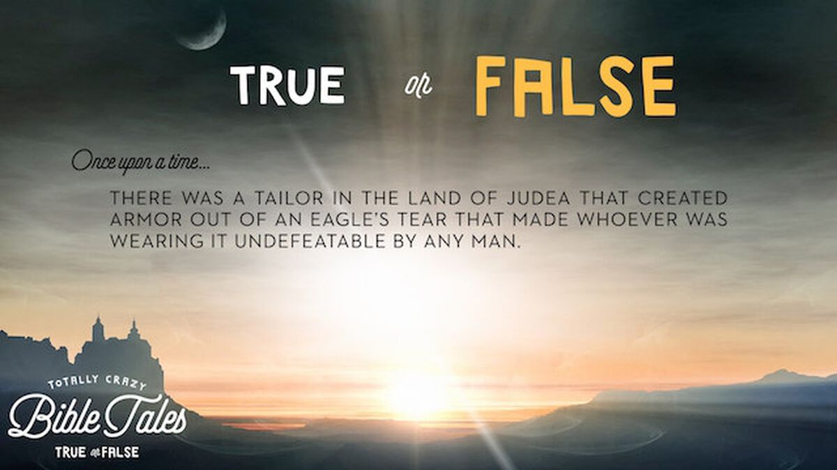Totally Crazy Bible Tales (True or False) image number null