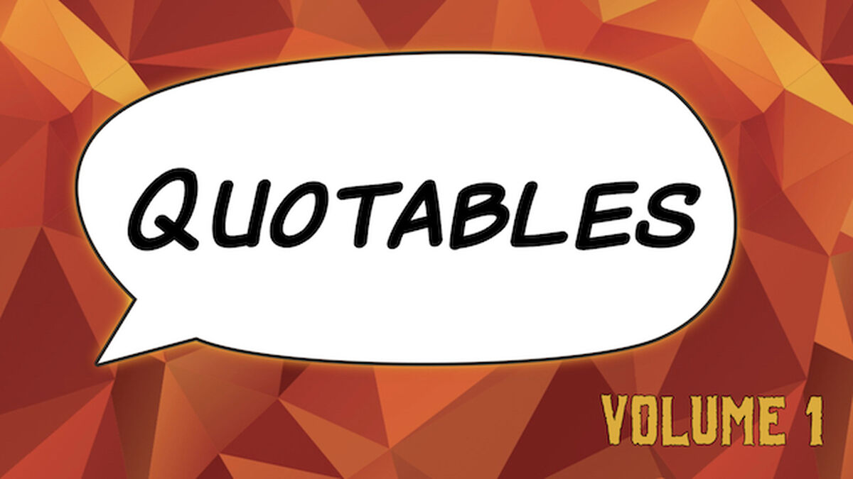 Quotables: Volume 1 image number null