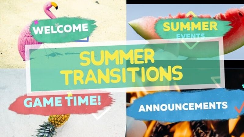 Summer Motion Transitions Bonus Movie
