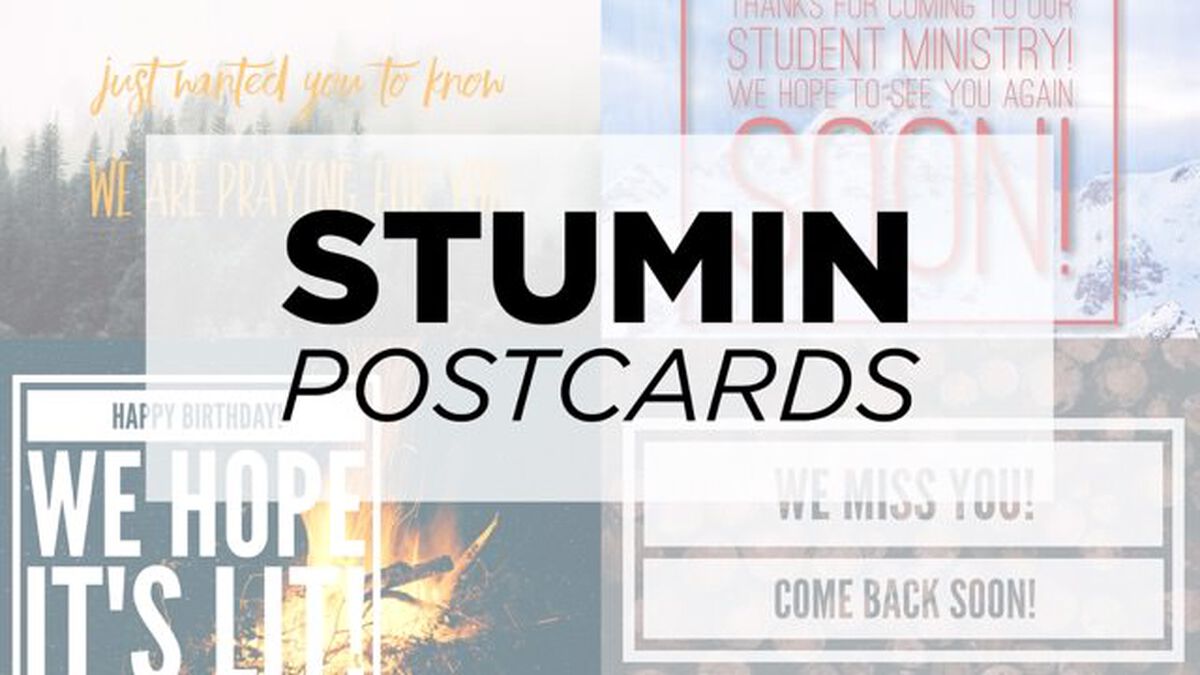 6 Different Student Min Postcards image number null