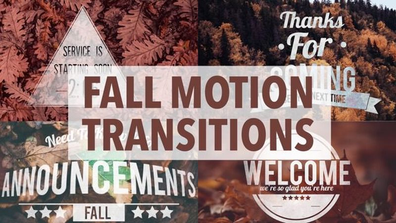 Fall Badge Motion Transitions: Vol. 2