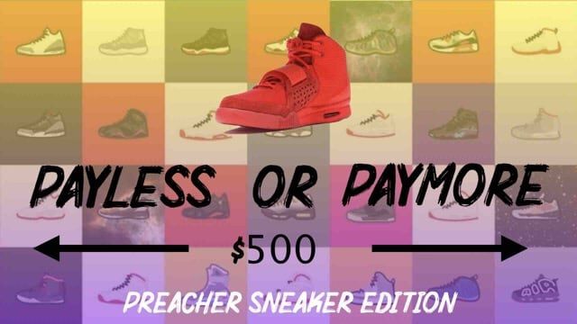 Payless red sneakers top