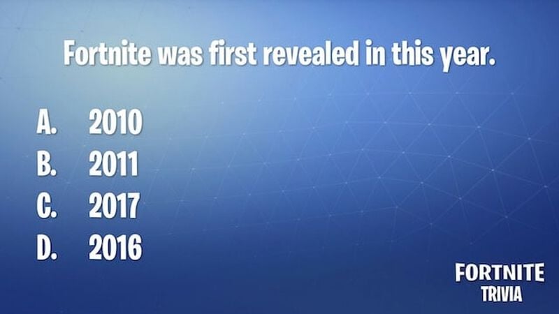 Fortnite Trivia