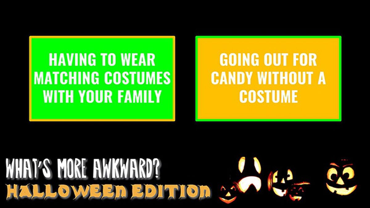 What’s More Awkward: Halloween Edition image number null