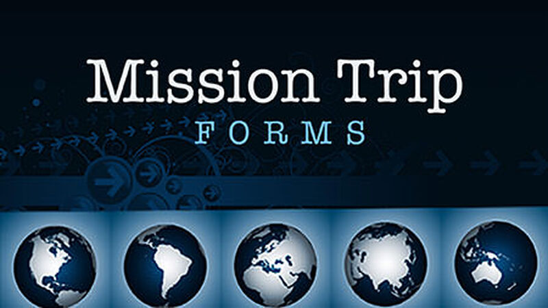 Mission Trip Form Pack