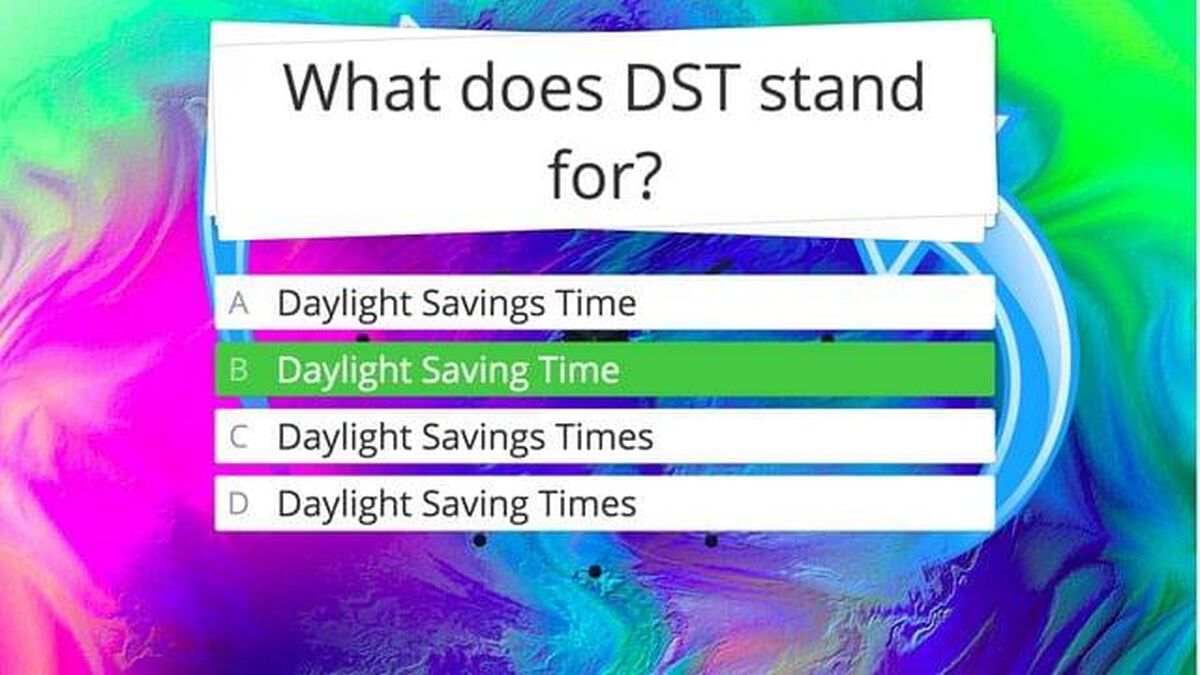 Daylight Saving Time Trivia image number null