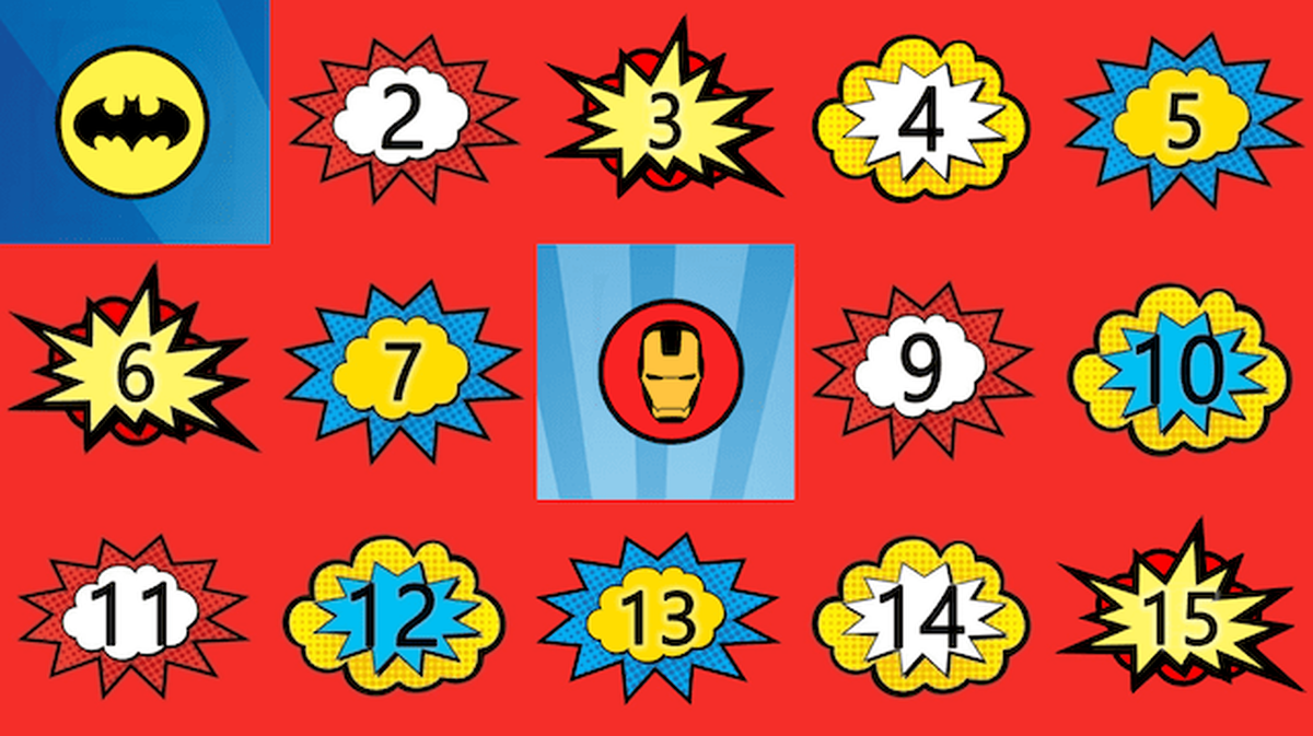 Concentration - Superhero Edition image number null