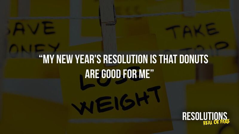 Resolutions: Real or Fake