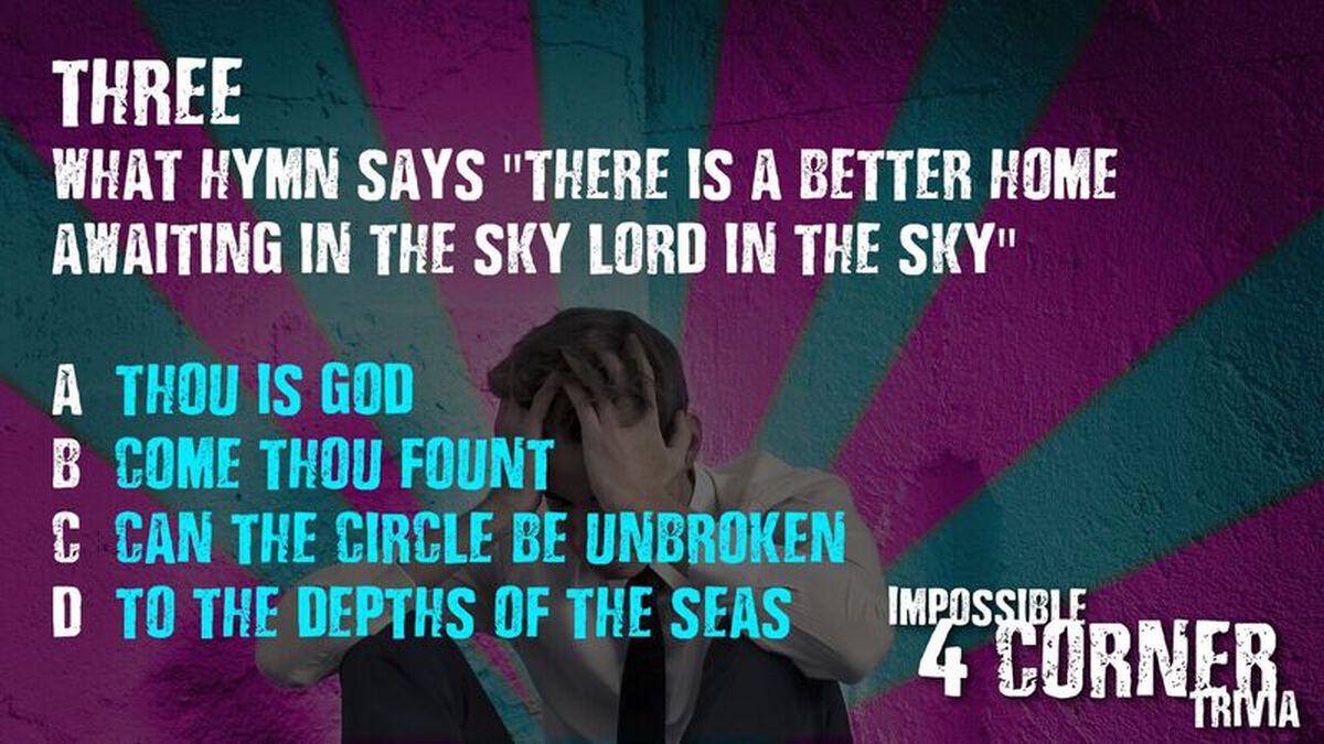 Impossible 4 Corner Trivia image number null