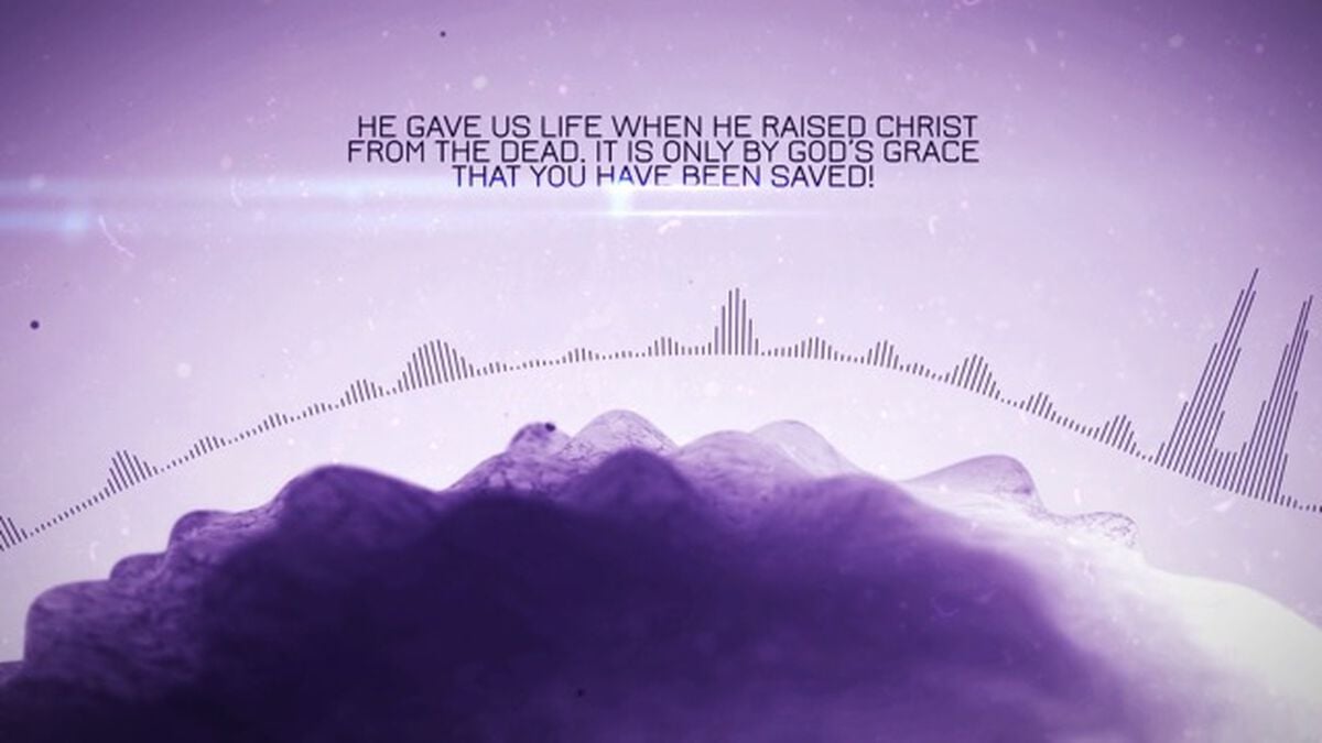 Ephesians 2:1-10 Typography Video image number null