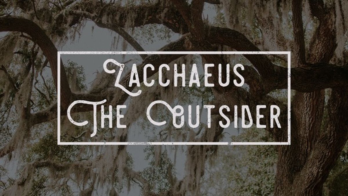 Zacchaeus: The Outsider image number null