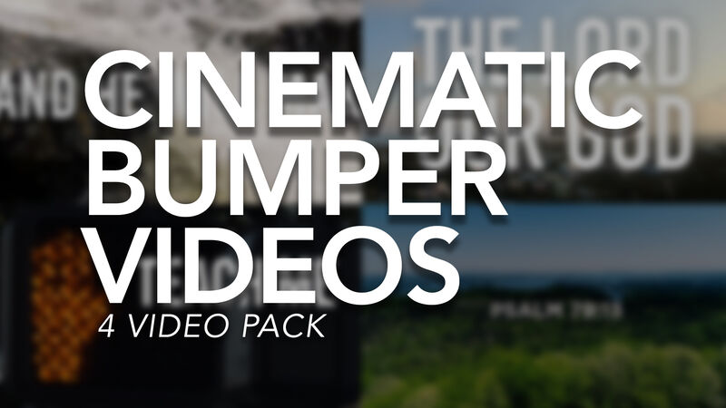 Cinematic Bumper Videos