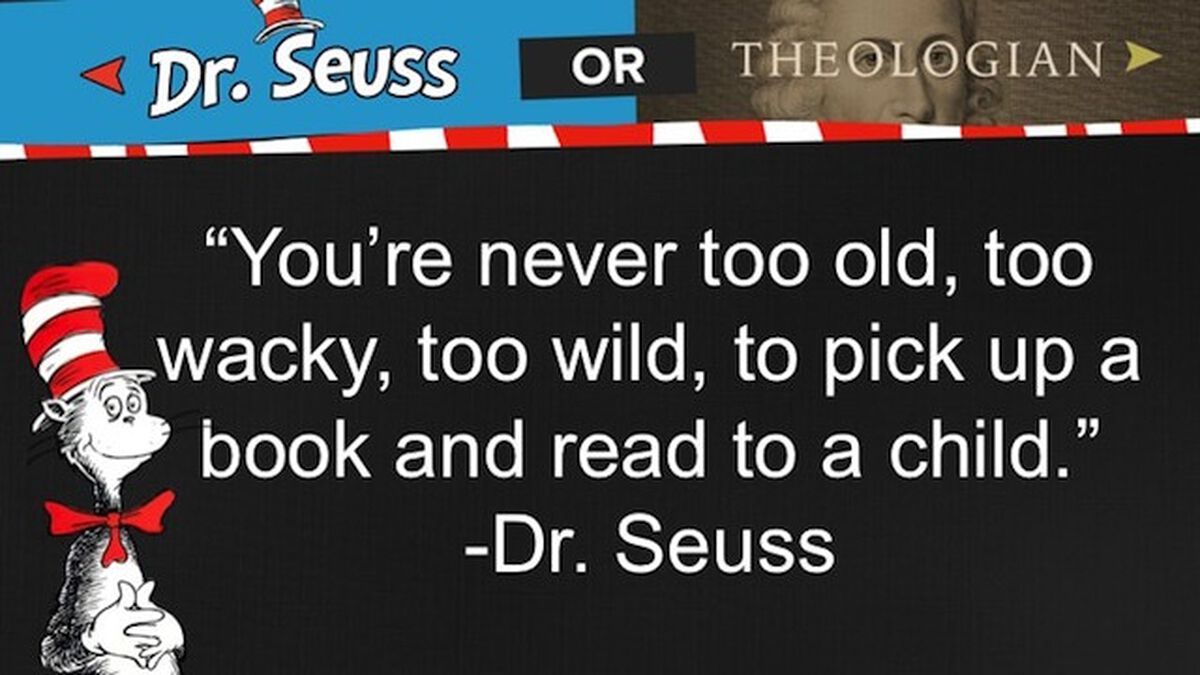 Dr. Seuss or Theologian- Book Edition image number null