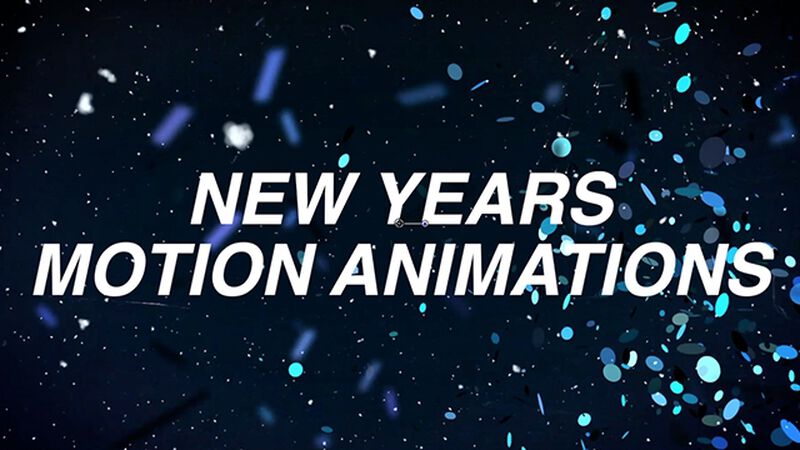 New Years Motion Animation