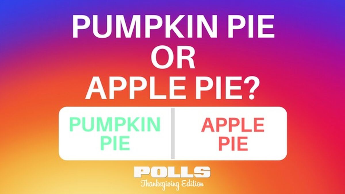 Polls: Thanksgiving Edition image number null
