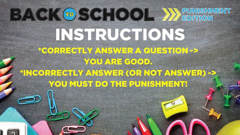 Back to School Blues (Punishment Edition)