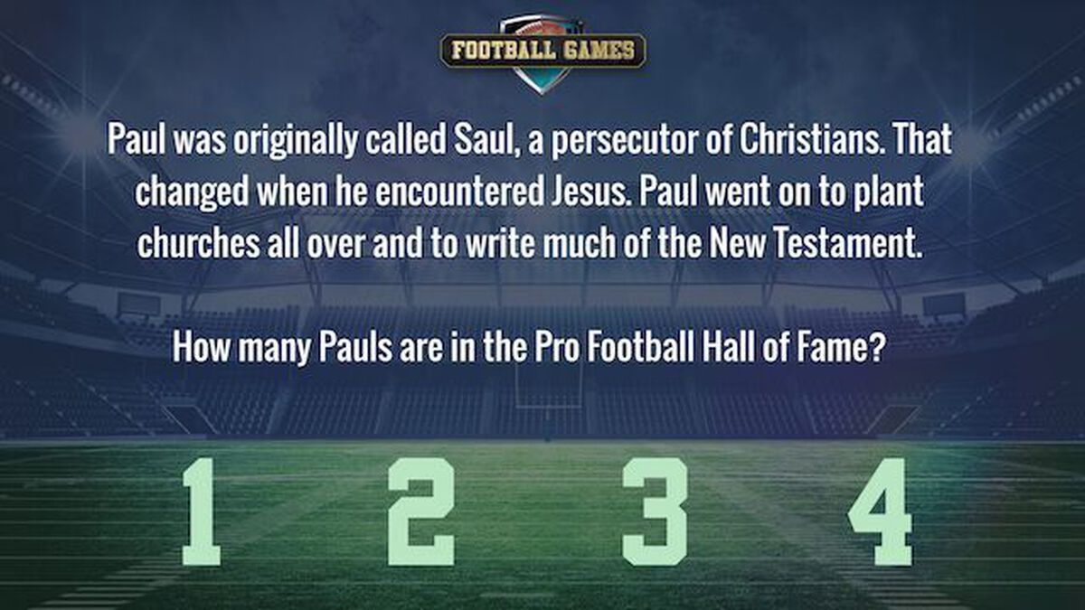 Biblical Names & Football Greats image number null
