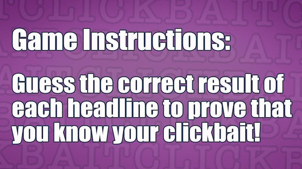 Know Your Clickbait image number null