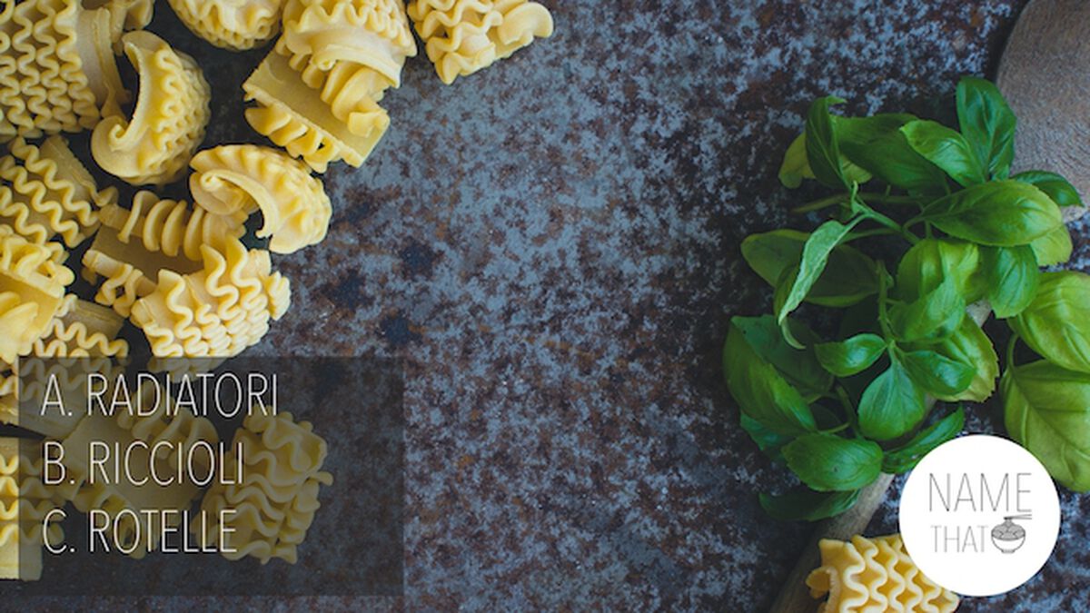 Name That Noodle (October 17th, National Pasta Day)  image number null