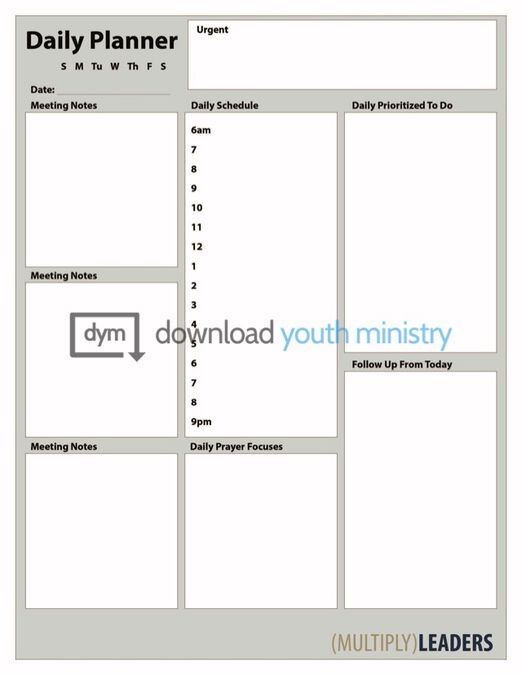 Personal Ministry Planner image number null