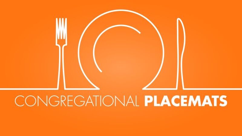 Congregational Place Mats