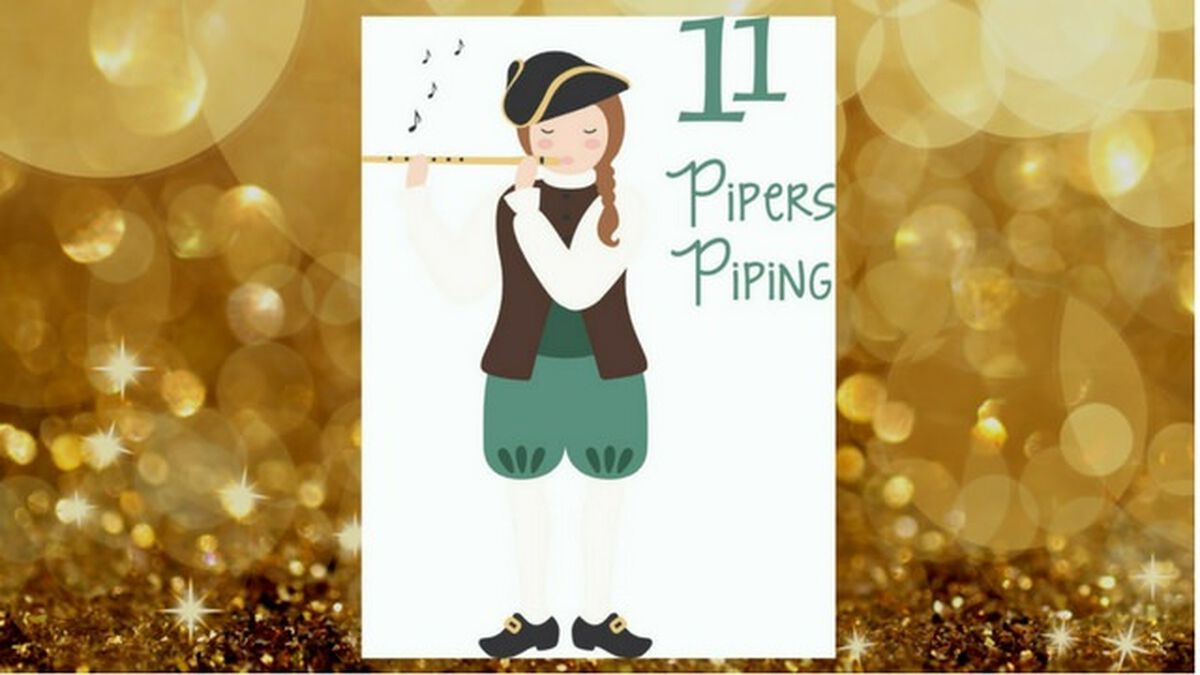 Twelve Days of Birdy on a Perch image number null