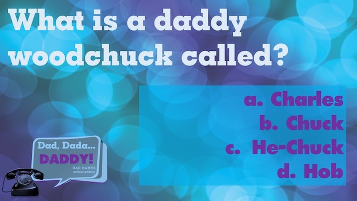 Dad, Dada, Daddy Dad Names: Animal Edition image number null