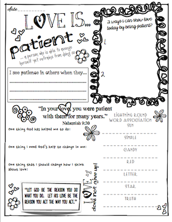 Love Is ... Quiet Time Journal