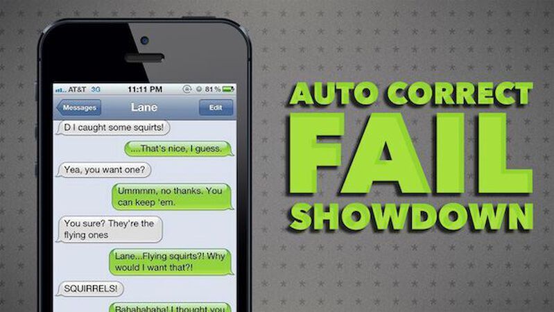 Auto-Correct Fail Showdown