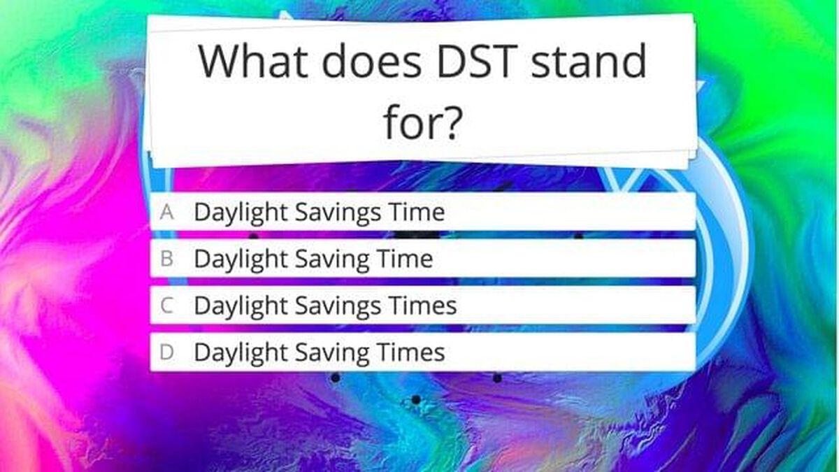 Daylight Saving Time Trivia image number null