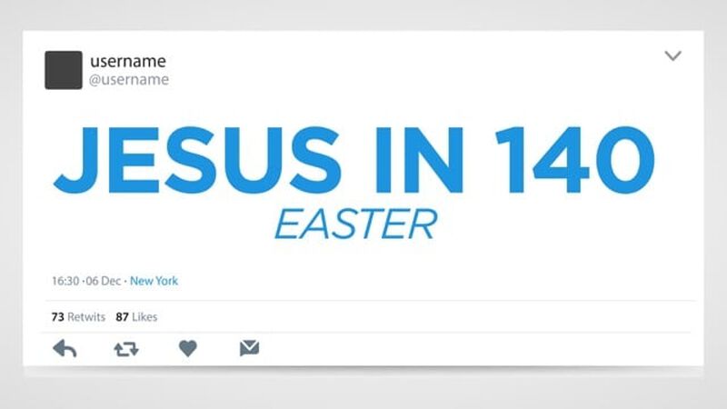 Jesus in 140: Easter Edition