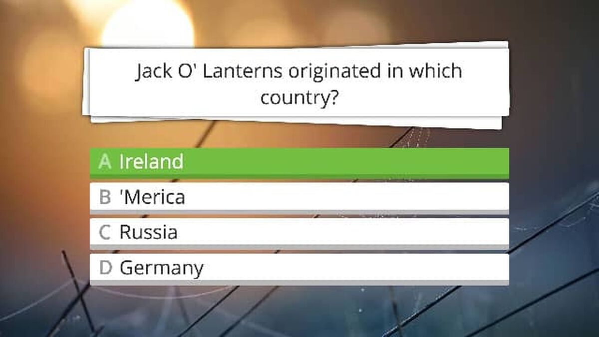Halloween Trivia Game image number null
