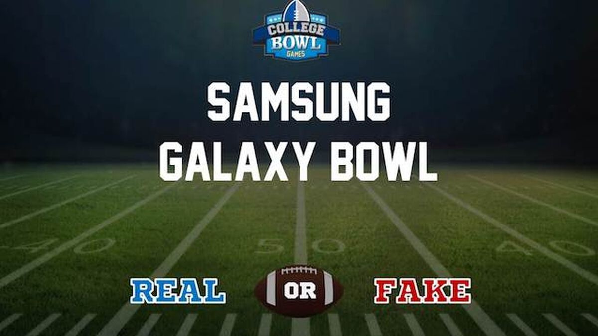 Real/Fake: College Bowl Games image number null