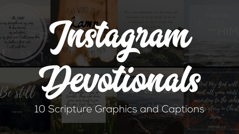 Instagram Devotionals: Volume 1