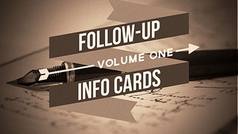 Follow Up Info Cards: Vol 1