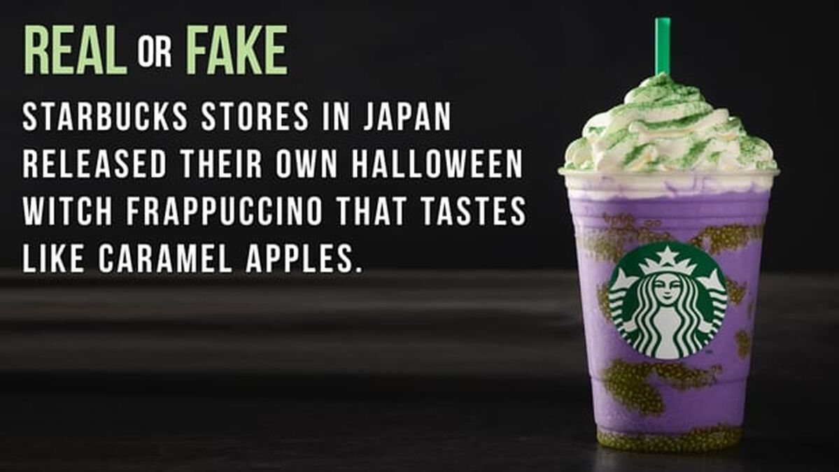 REAL OR FAKE: Witch's Brew Frappuccino Edition image number null