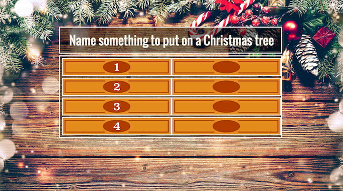 Christmas Survey Says image number null
