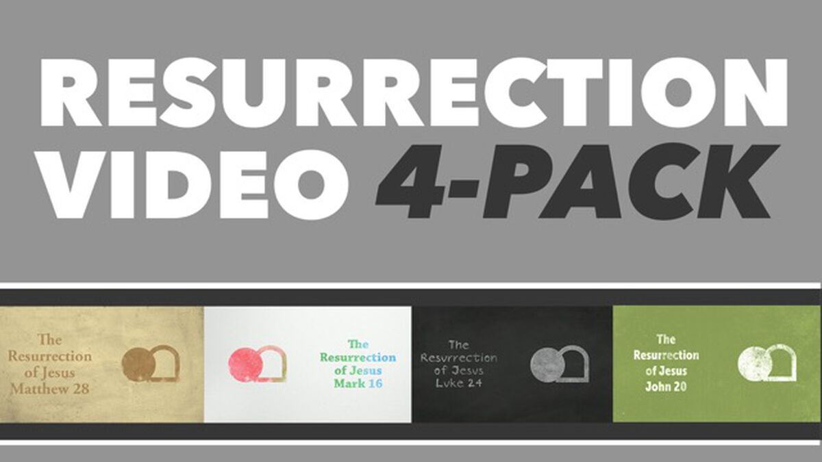 The Resurrection of Jesus Video 4-Pack image number null