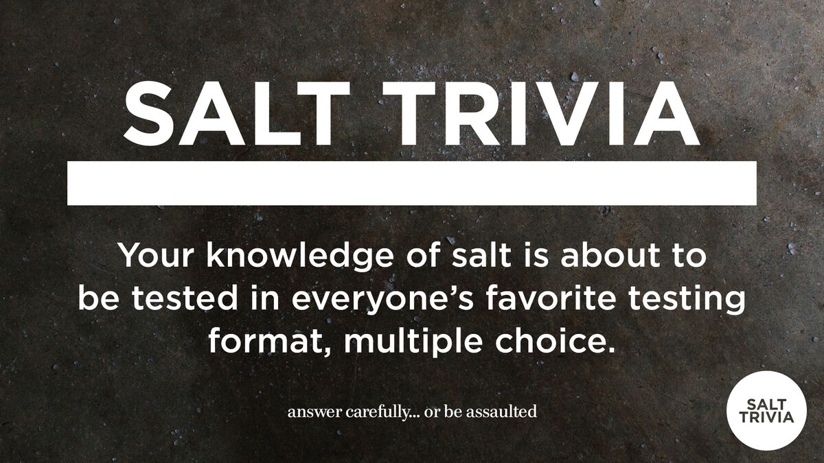 Salt Trivia image number null