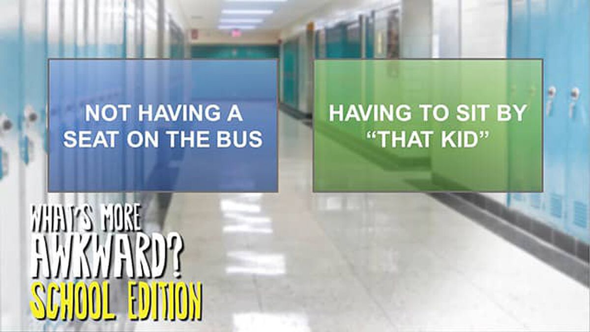What’s More Awkward: School Edition image number null