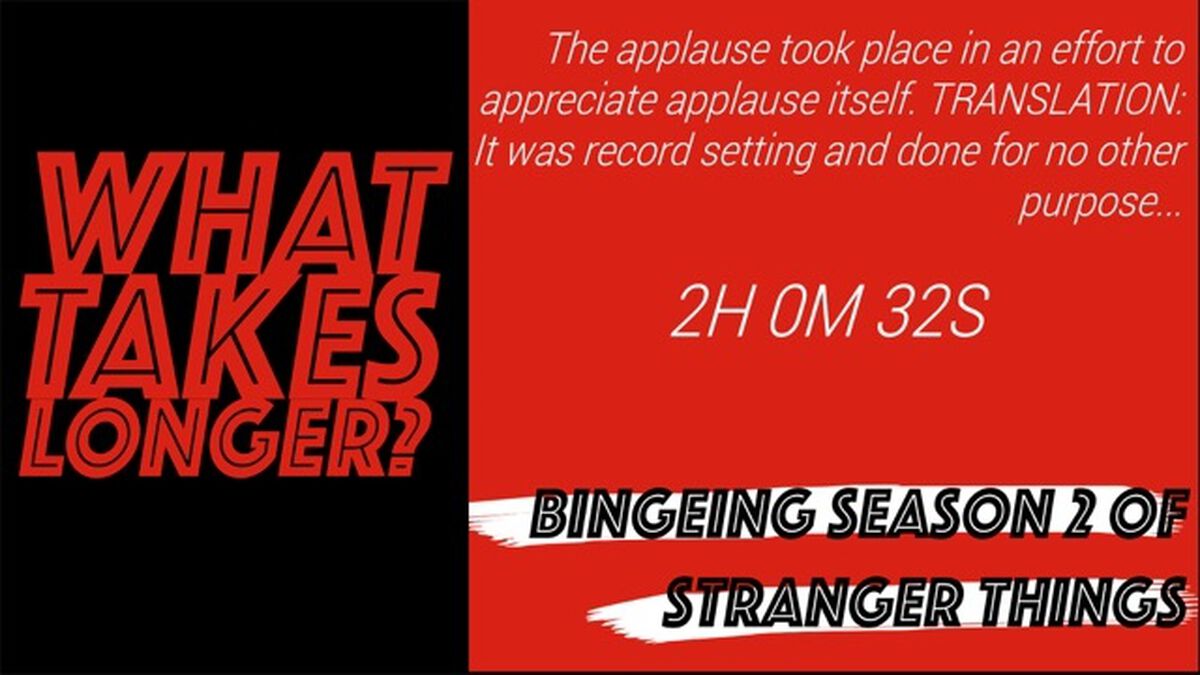 What Takes Longer? Stranger Things 2 Edition image number null