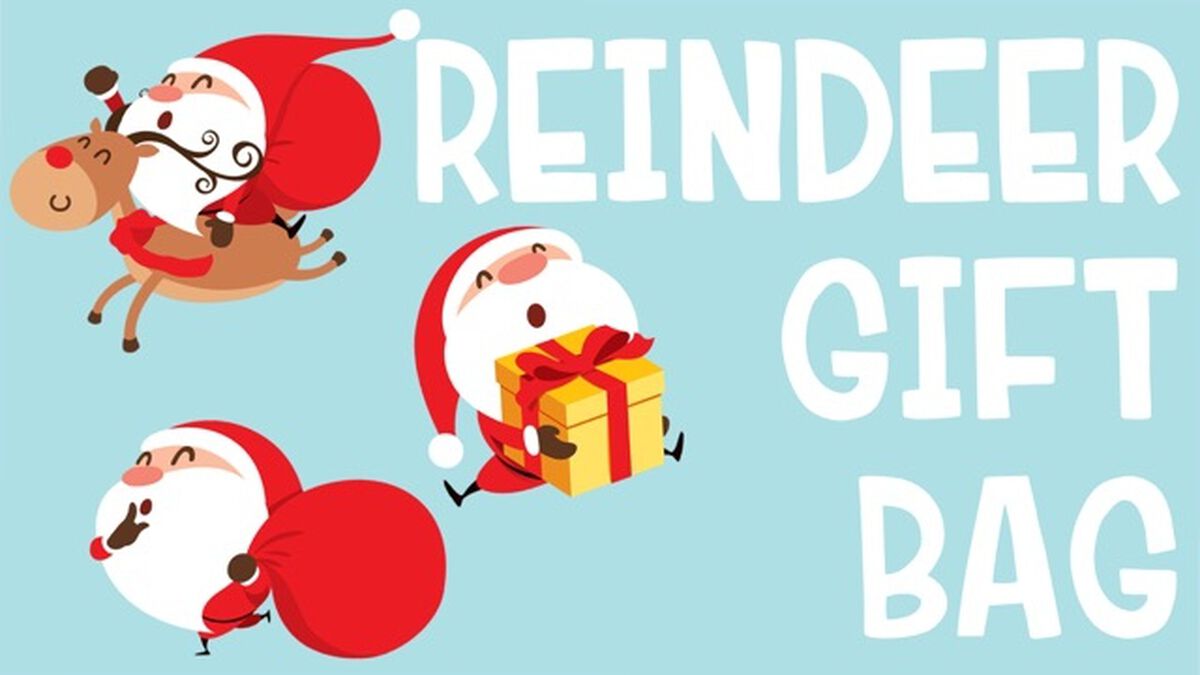 Reindeer Gift Bag image number null