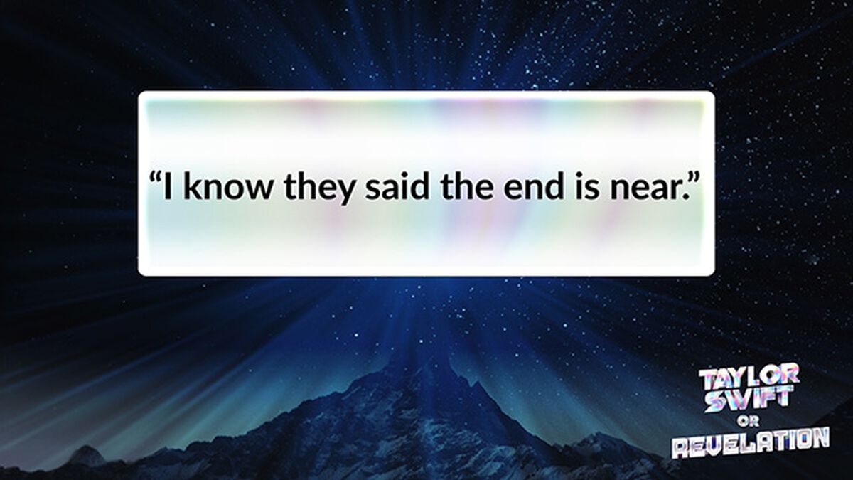 Taylor Swift Or Revelation? image number null