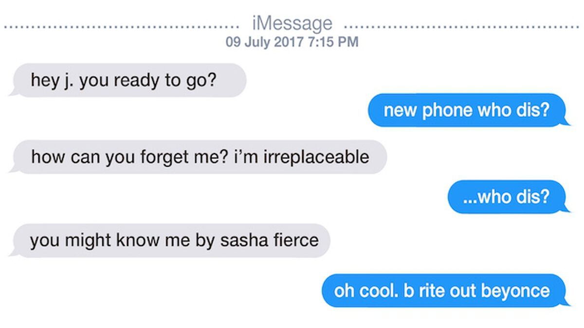 New Phone Who Dis? image number null