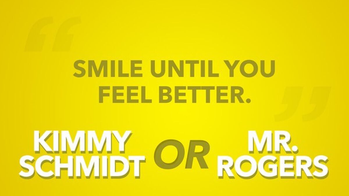 Kimmy Schmidt or Mister Rogers image number null
