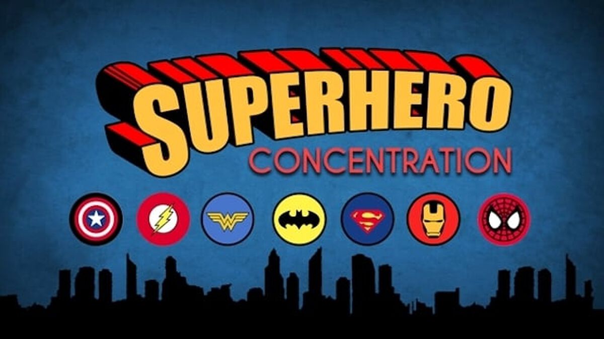 Concentration - Superhero Edition image number null