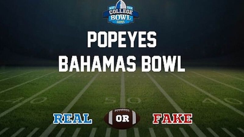Real/Fake: College Bowl Games
